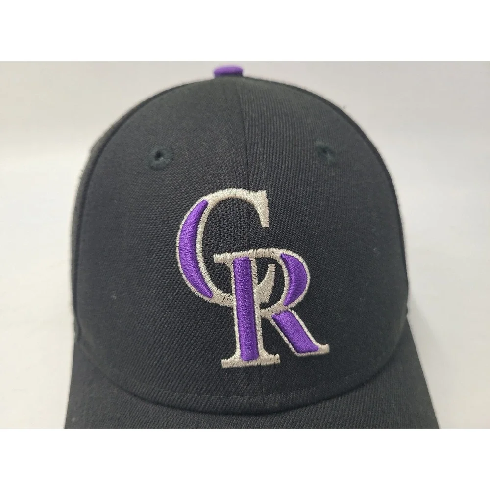 Colorado Rockies New Era 9Forty Adjustable Hat Cap Polyester‎ MLB Baseball Black